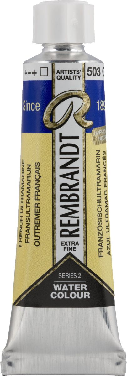 Rembrandt Water Colour Tube 10ml | French Ultramarine (503)